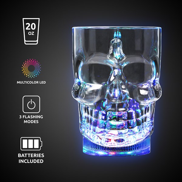 LED Skull 20 oz. Mug