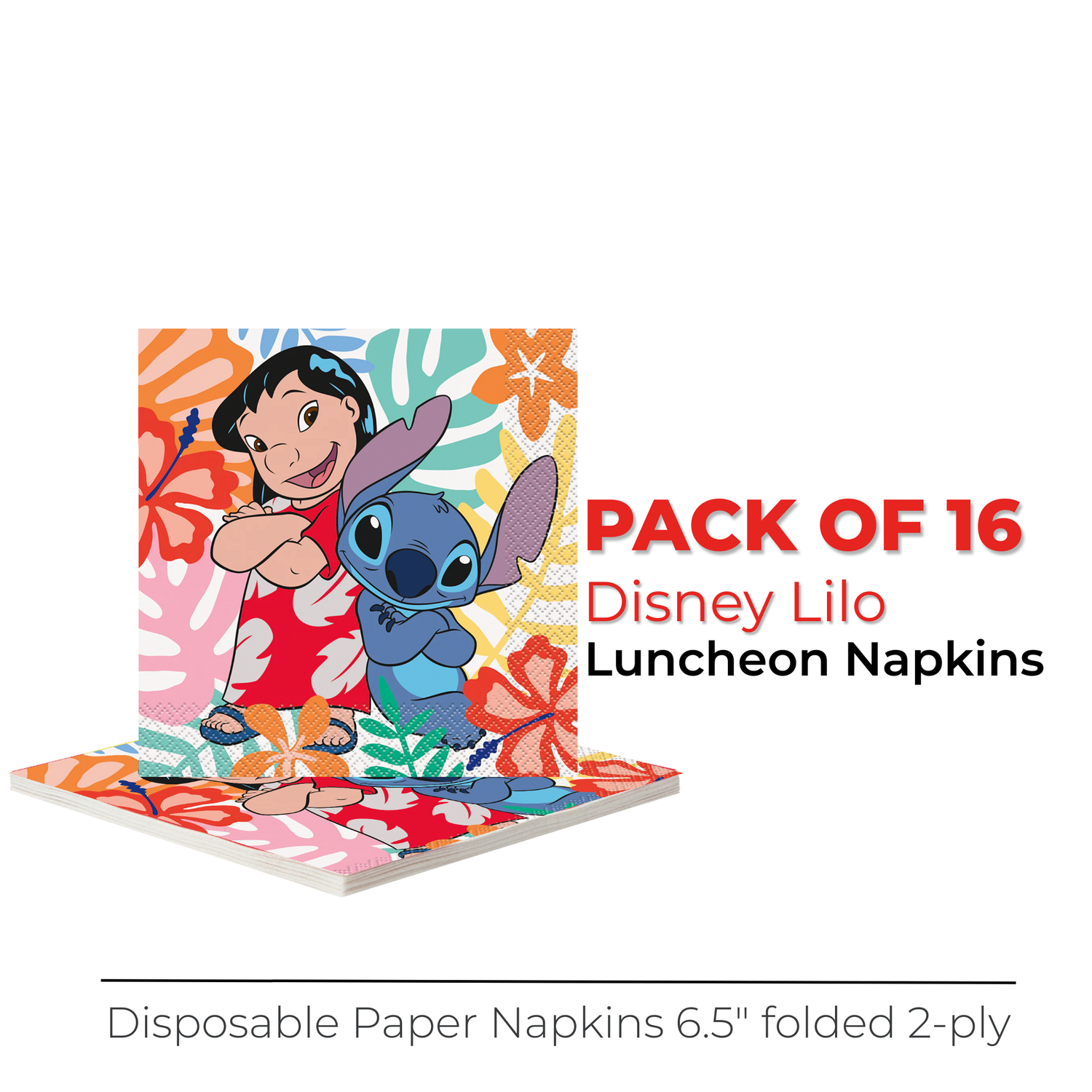 Disney Stitch Luncheon Napkins, 16ct
