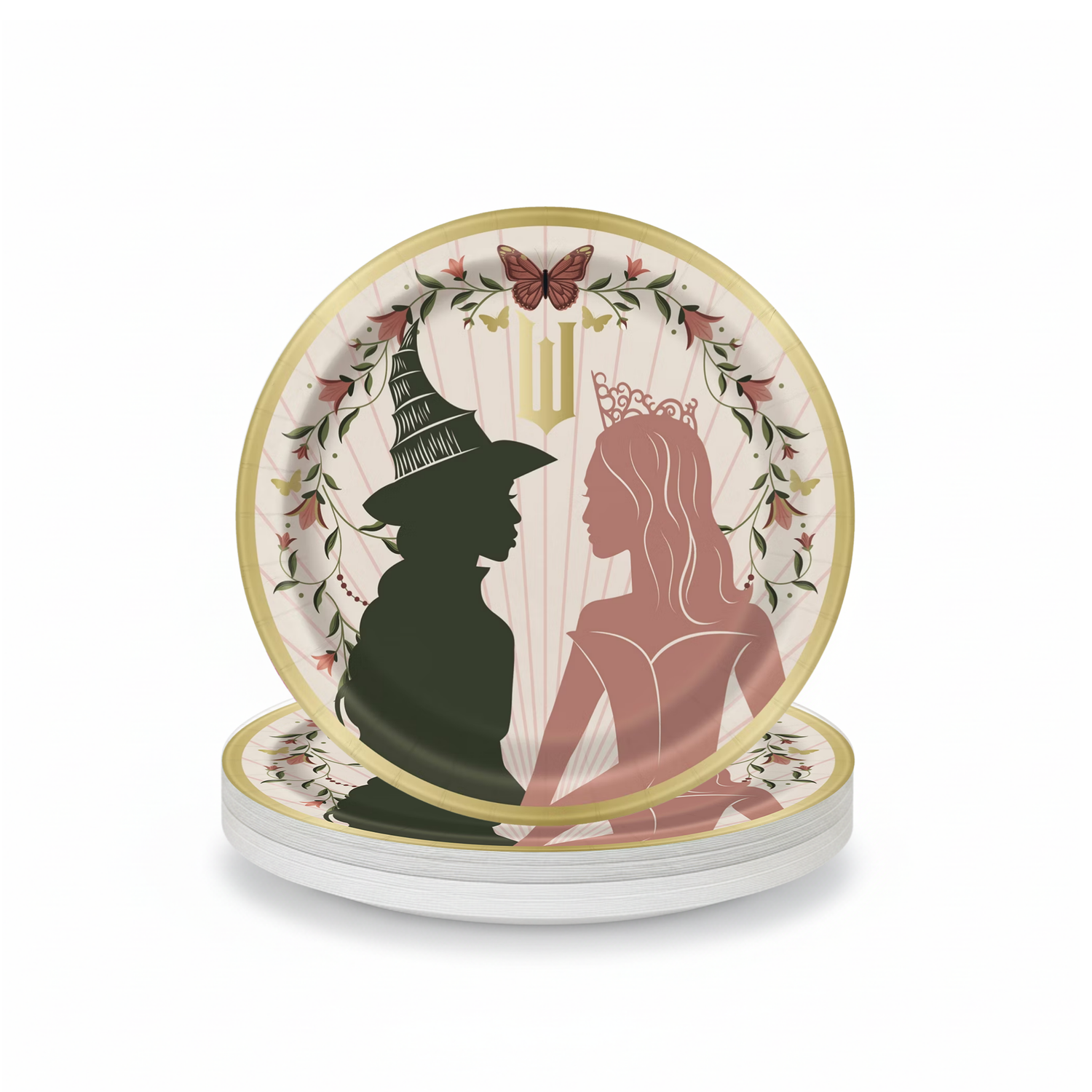 Wicked Round 7" Dessert Plates, 8ct
