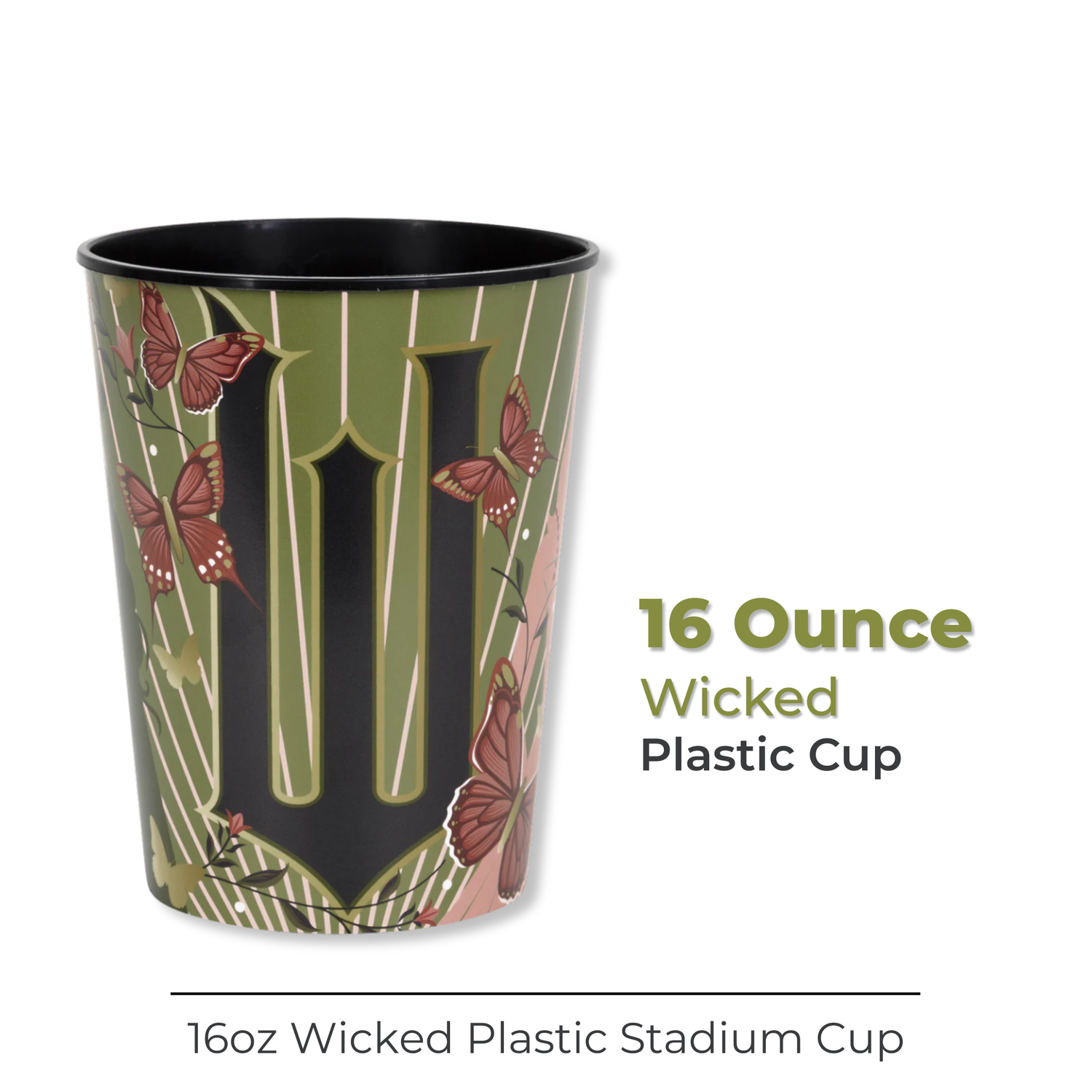 Wicked 16oz Plastic Stadium Cup