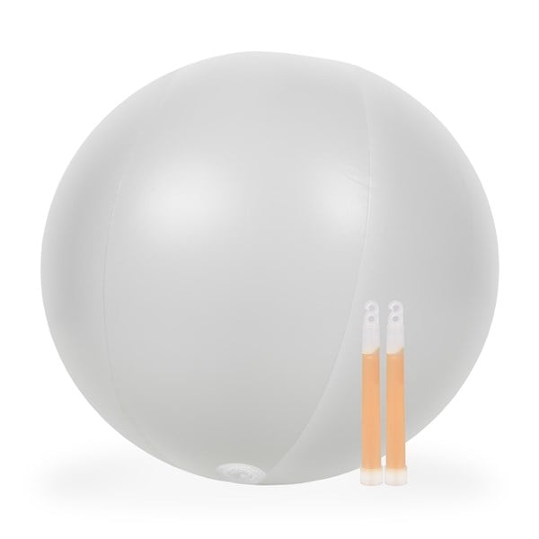 Glow in the Dark White 24" Beach Ball