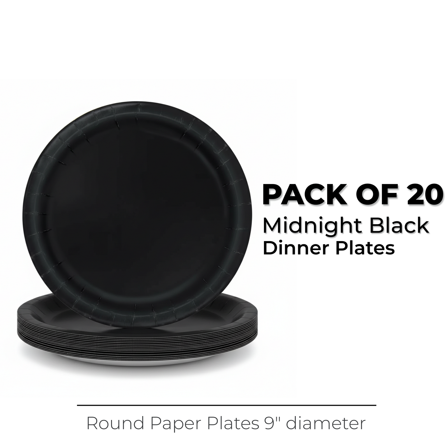 Black Party Kit for 16 people - Deluxe