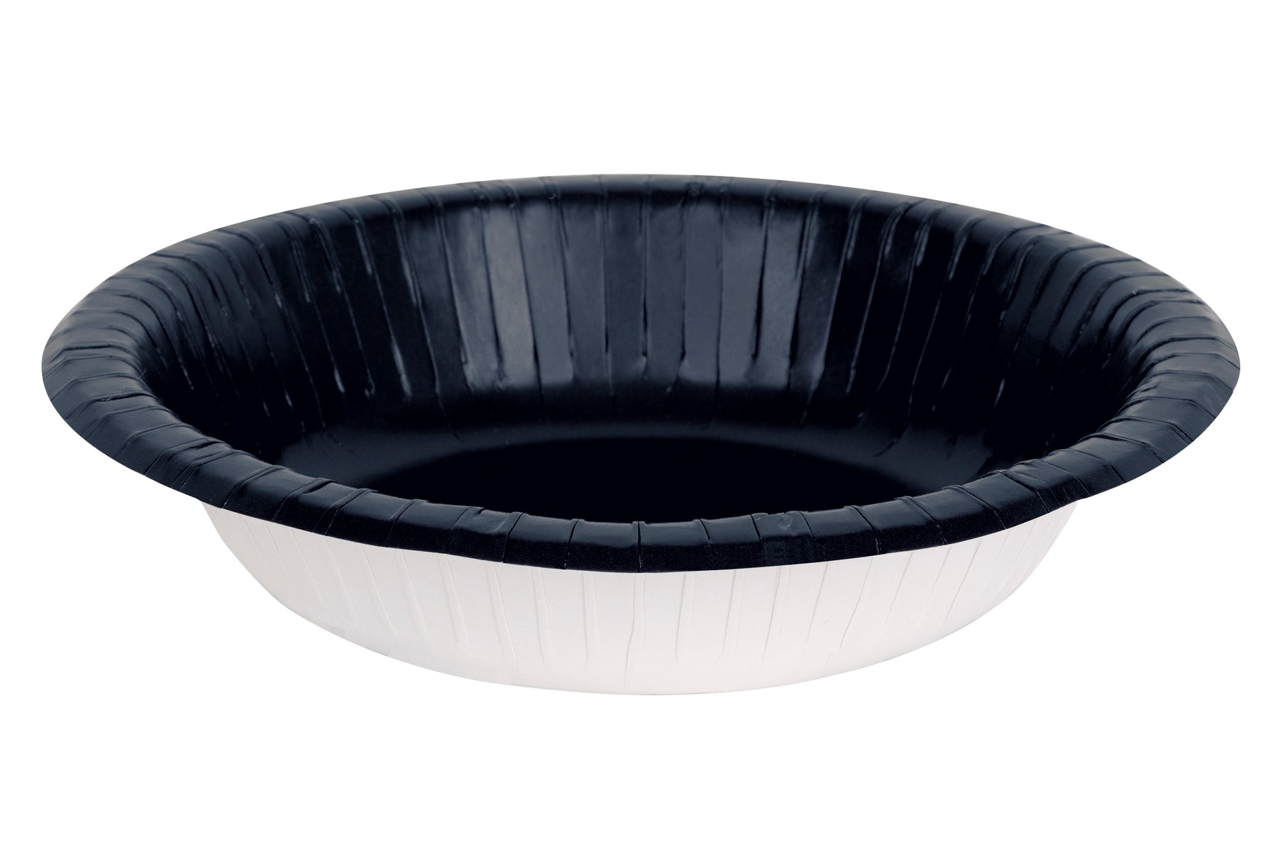 Black Solid 20oz Paper Bowls, 20ct - Image 2