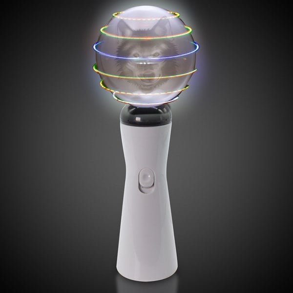 LED Wolf Coin Spinner Wand