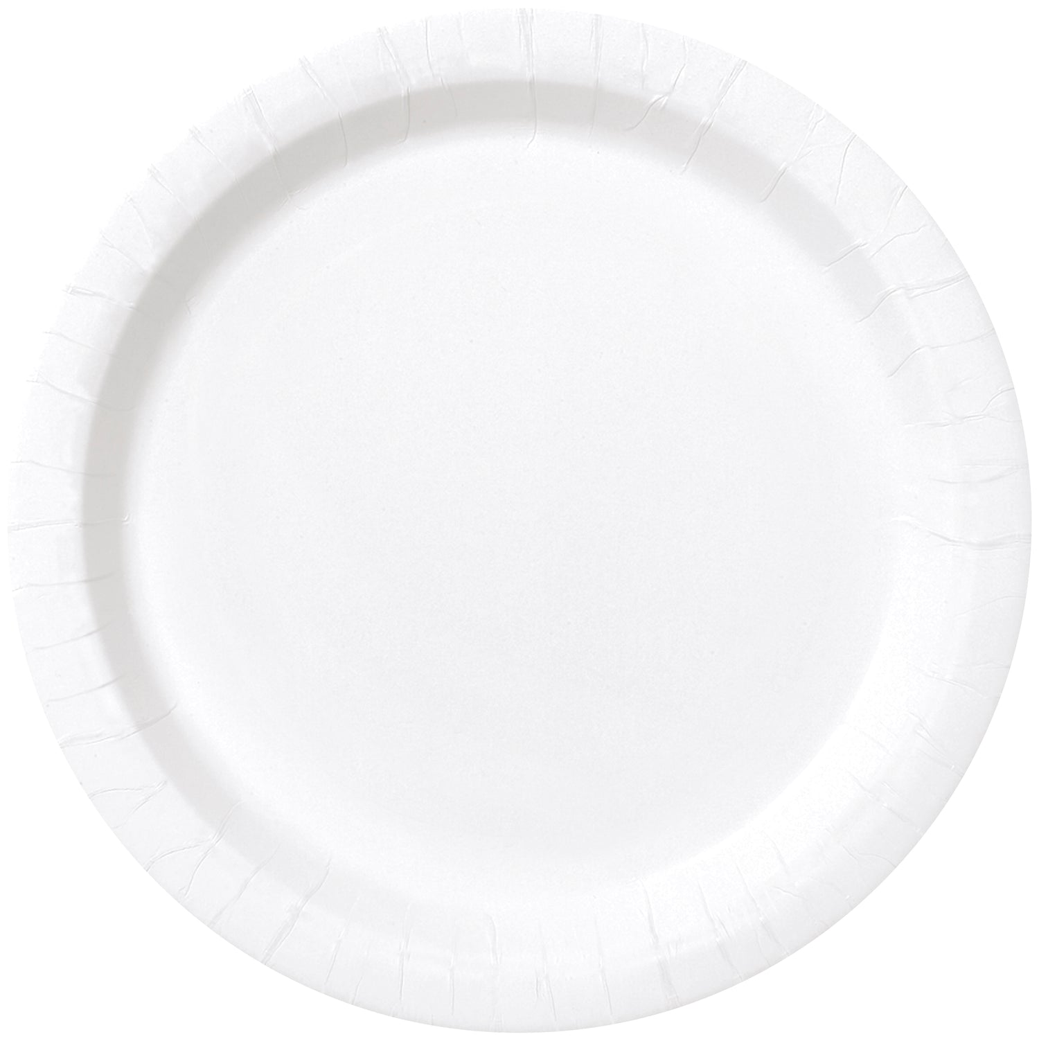 Bright White Solid Round 9" Dinner Plates, 20ct