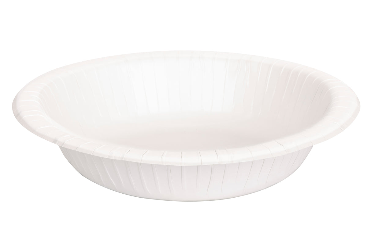White Solid 20oz Paper Bowls, 20ct - Image 2