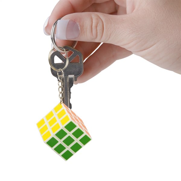 Magic Puzzle Cube Keychains