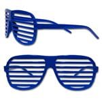 Blue Slotted Glasses