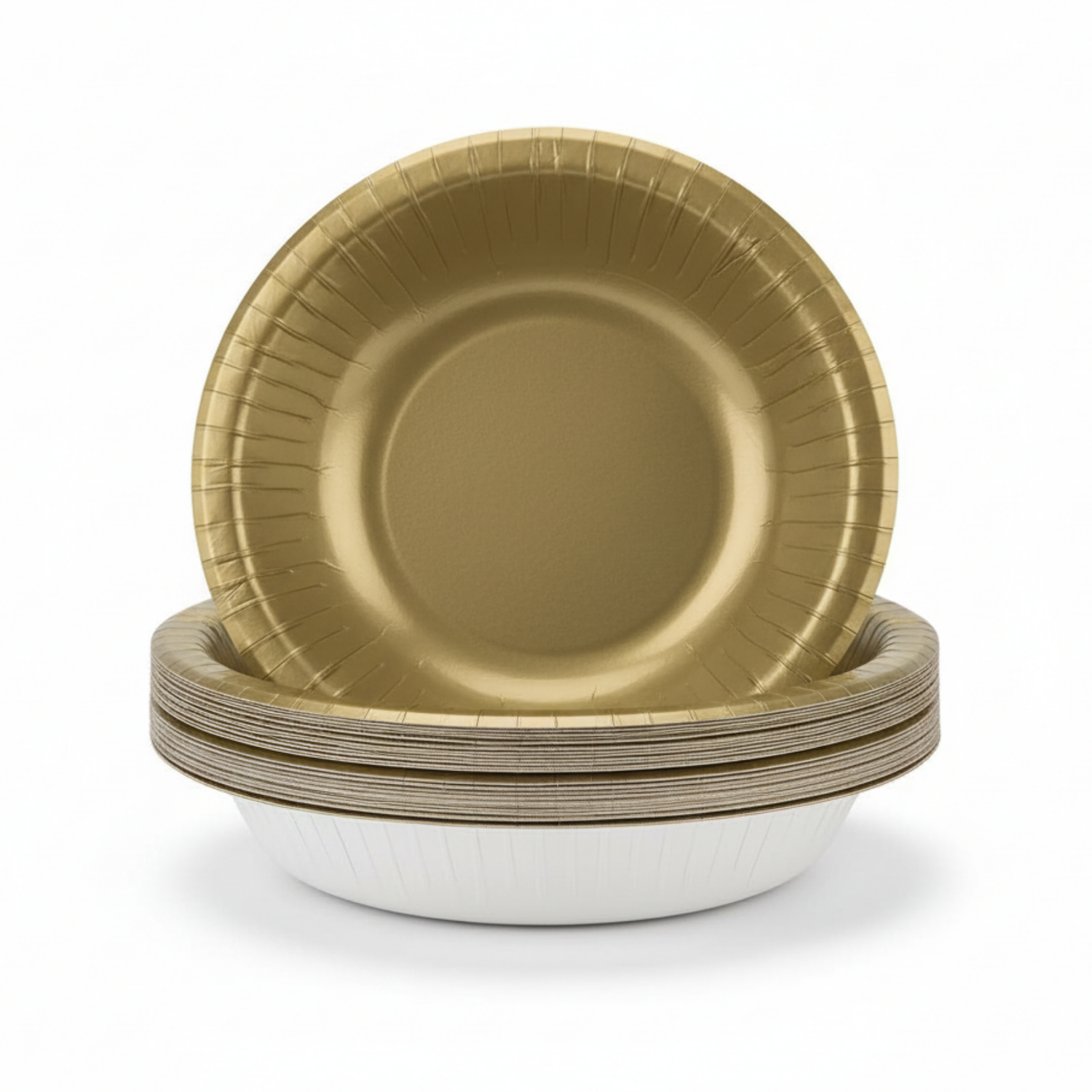Gold Solid 20oz Paper Bowls, 20ct