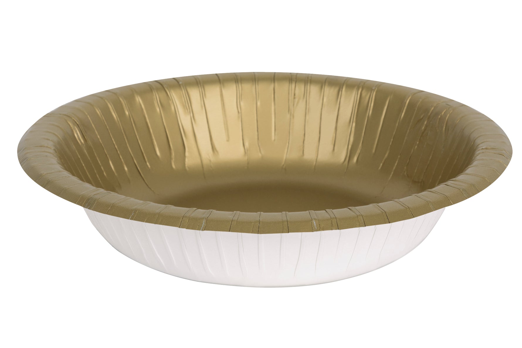 Gold Solid 20oz Paper Bowls, 20ct - Image 2