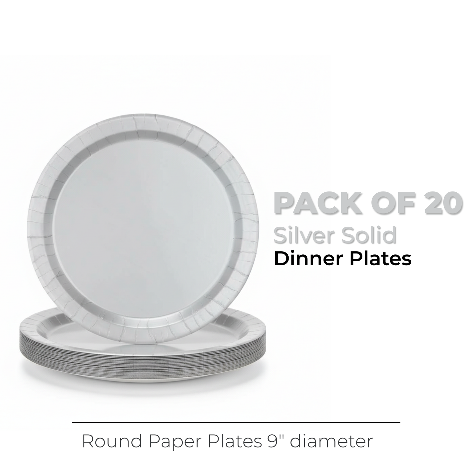 Silver Party Kit for 16 people - Deluxe