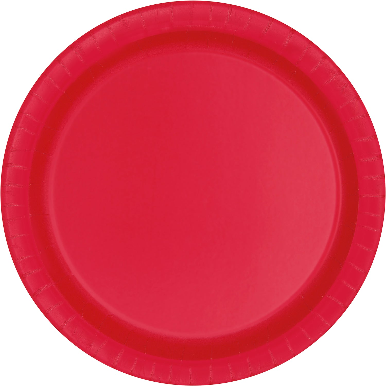 Ruby Red Solid Round 9" Dinner Plates, 20ct