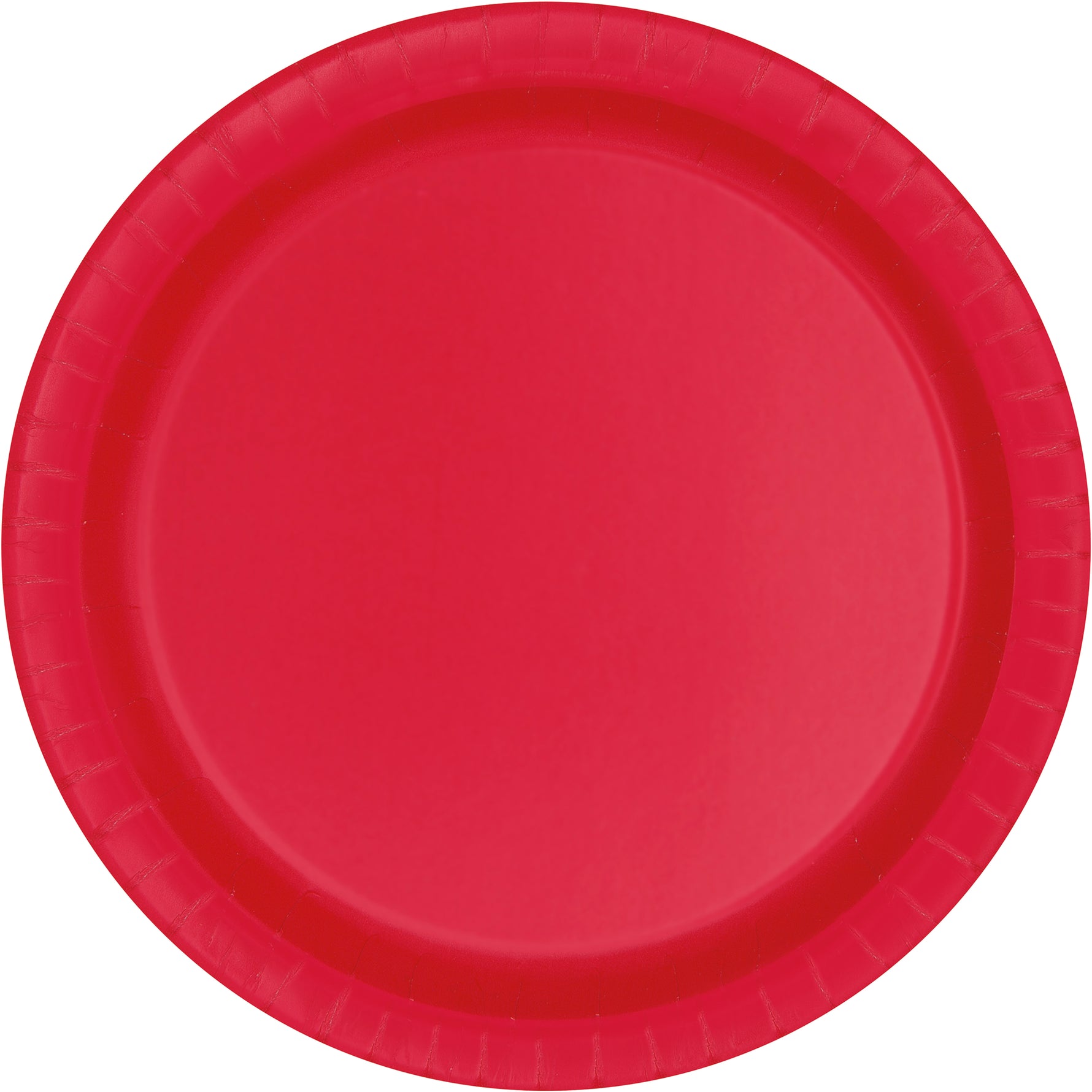 Ruby Red Solid Round 10" Dinner Plates, 20ct