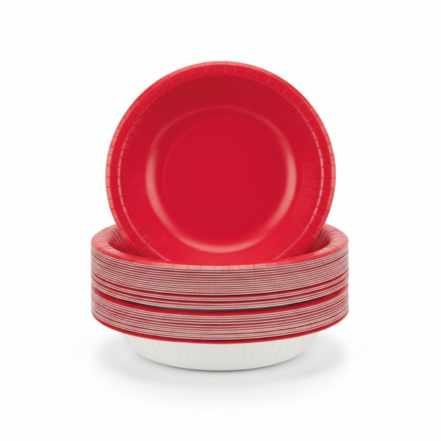 Ruby Red Solid 20oz Paper Bowls, 20ct