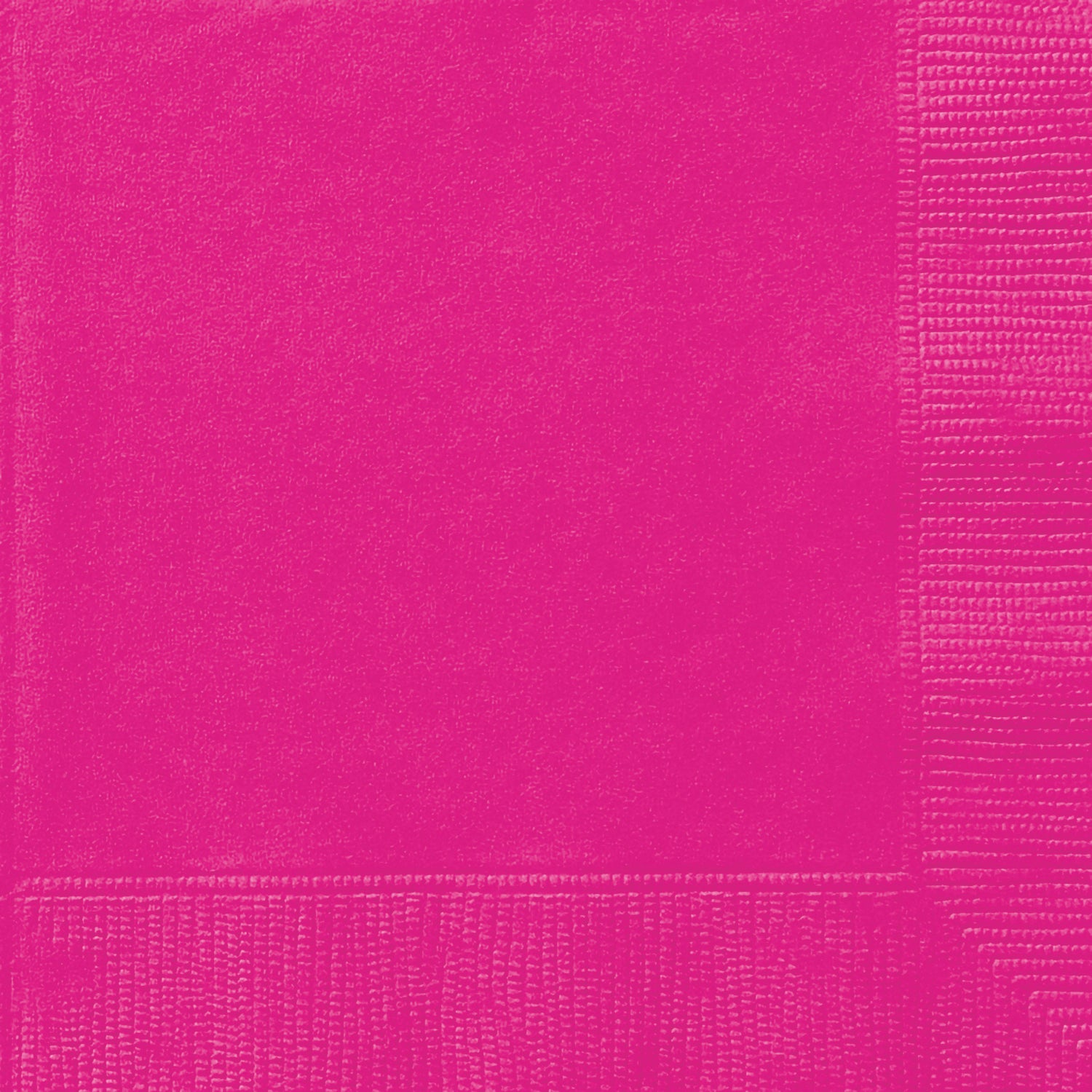 Neon Pink Solid Beverage Napkins, 40ct