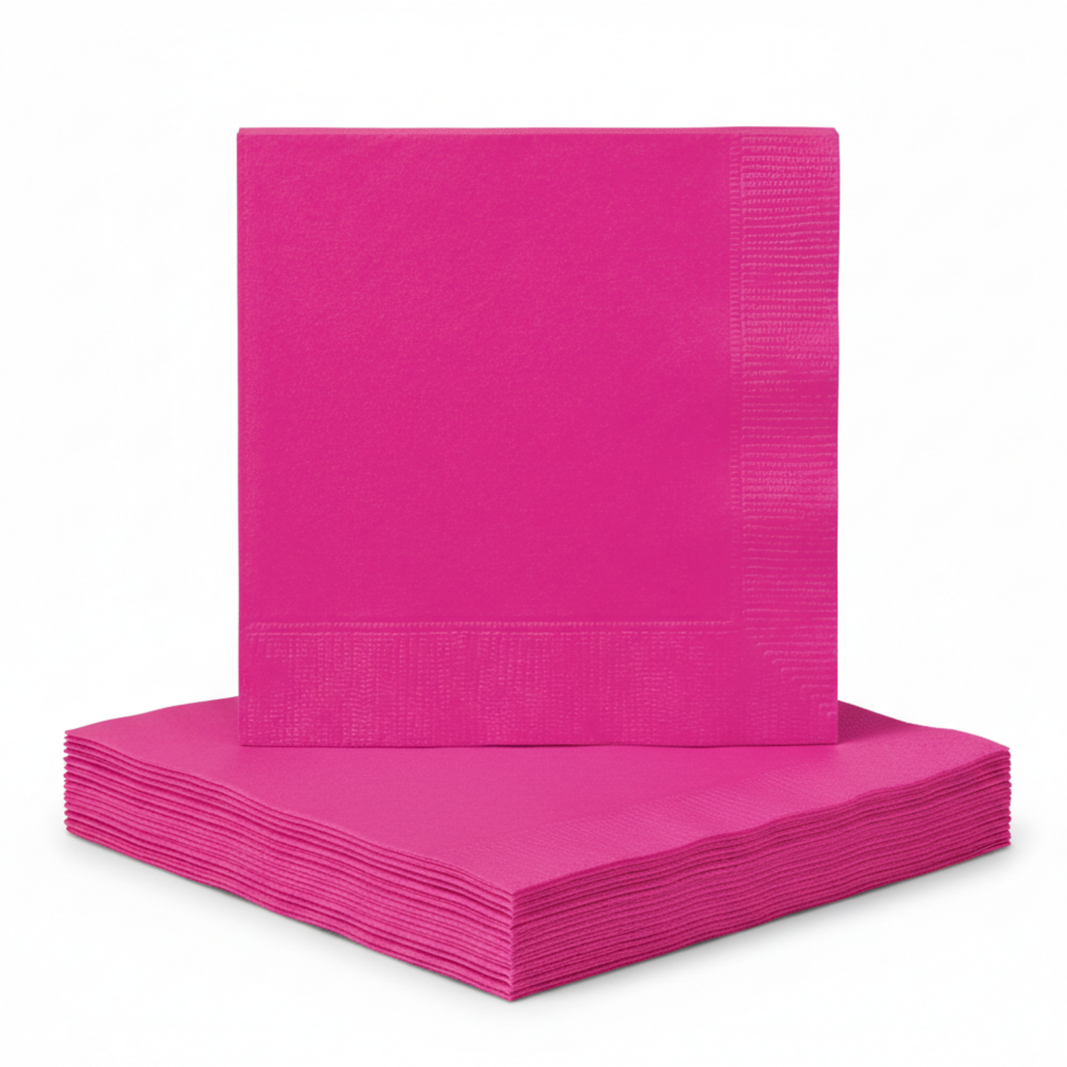 Neon Pink Solid Luncheon Napkins, 40ct
