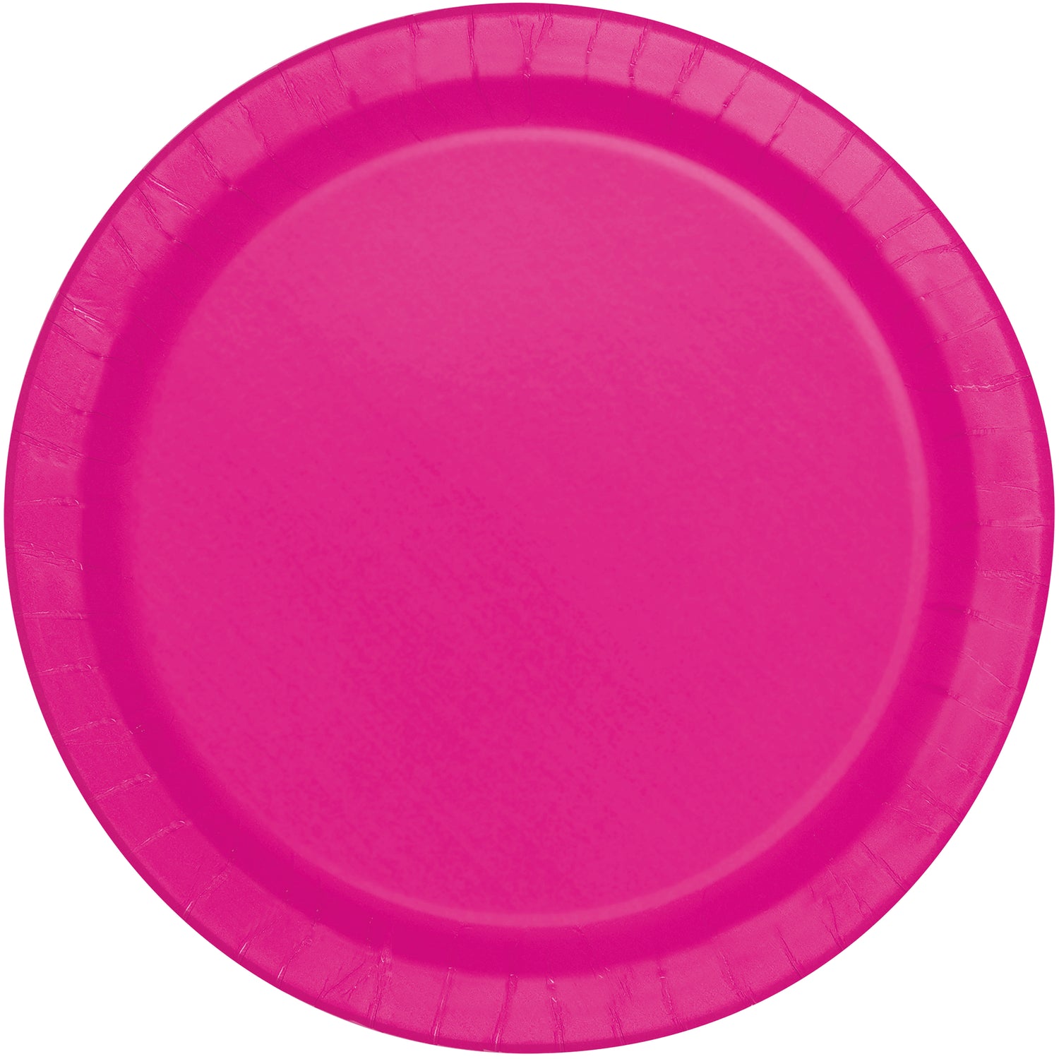 Neon Pink Solid Round 10" Dinner Plates, 20ct