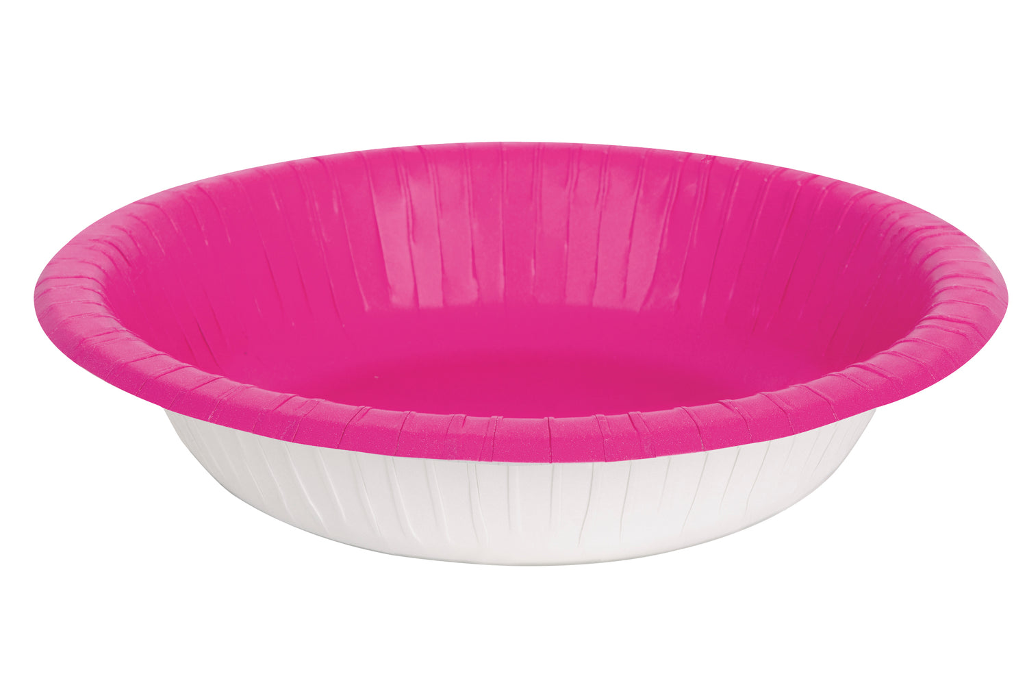 Neon Pink Solid 20oz Paper Bowls, 20ct - Image 2