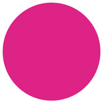 Neon Pink Solid Round Plastic Table Cover, 84" - Image 2