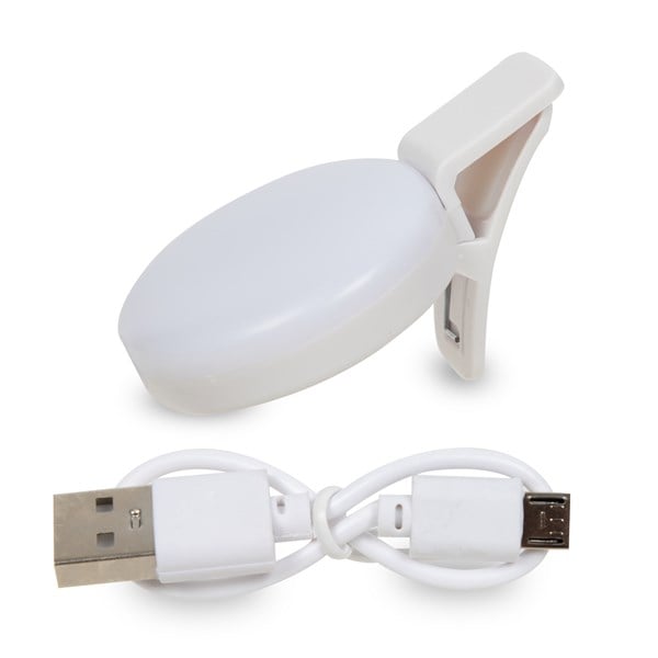 LED White Clip-On Circle