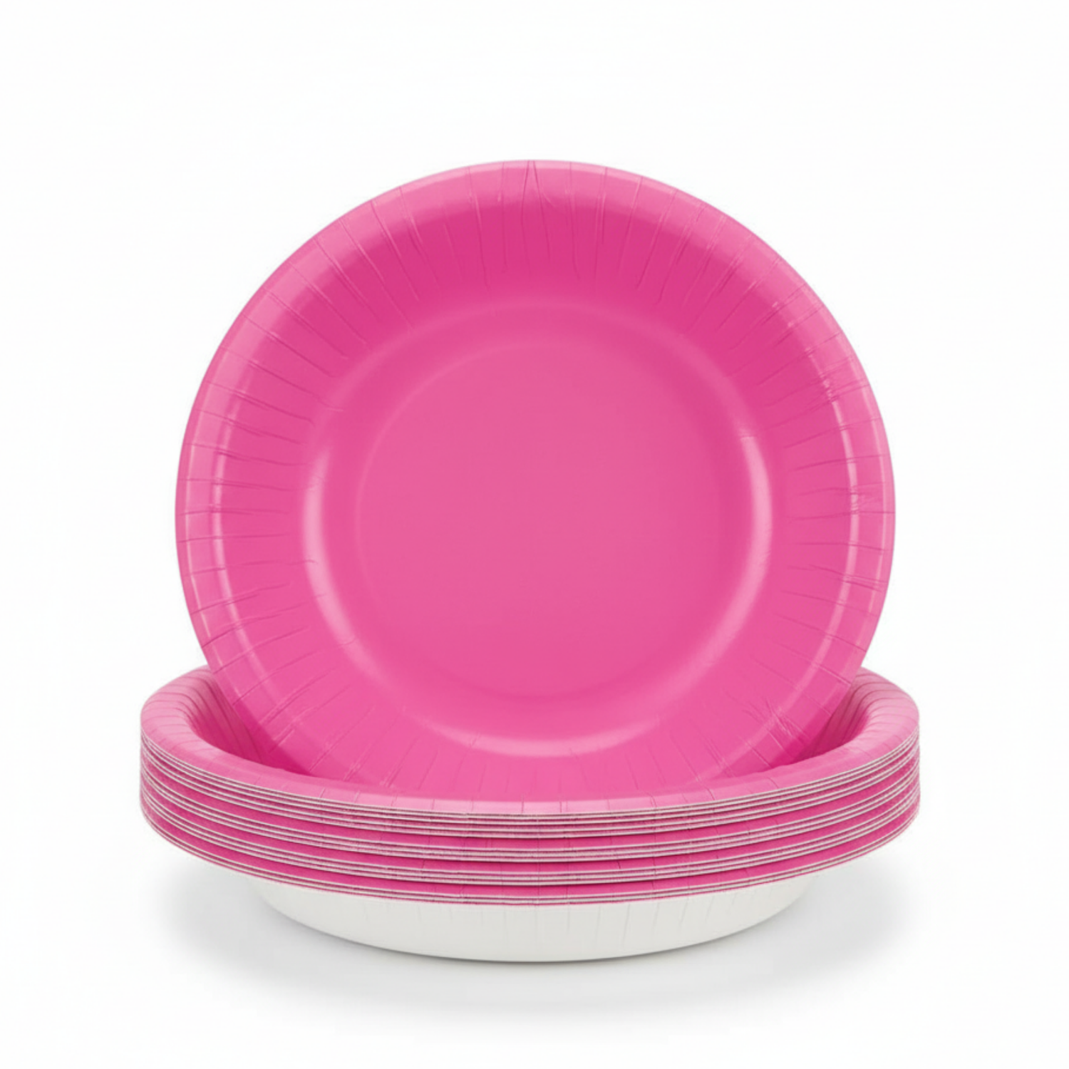 Hot Pink Solid 20oz Paper Bowls, 20ct