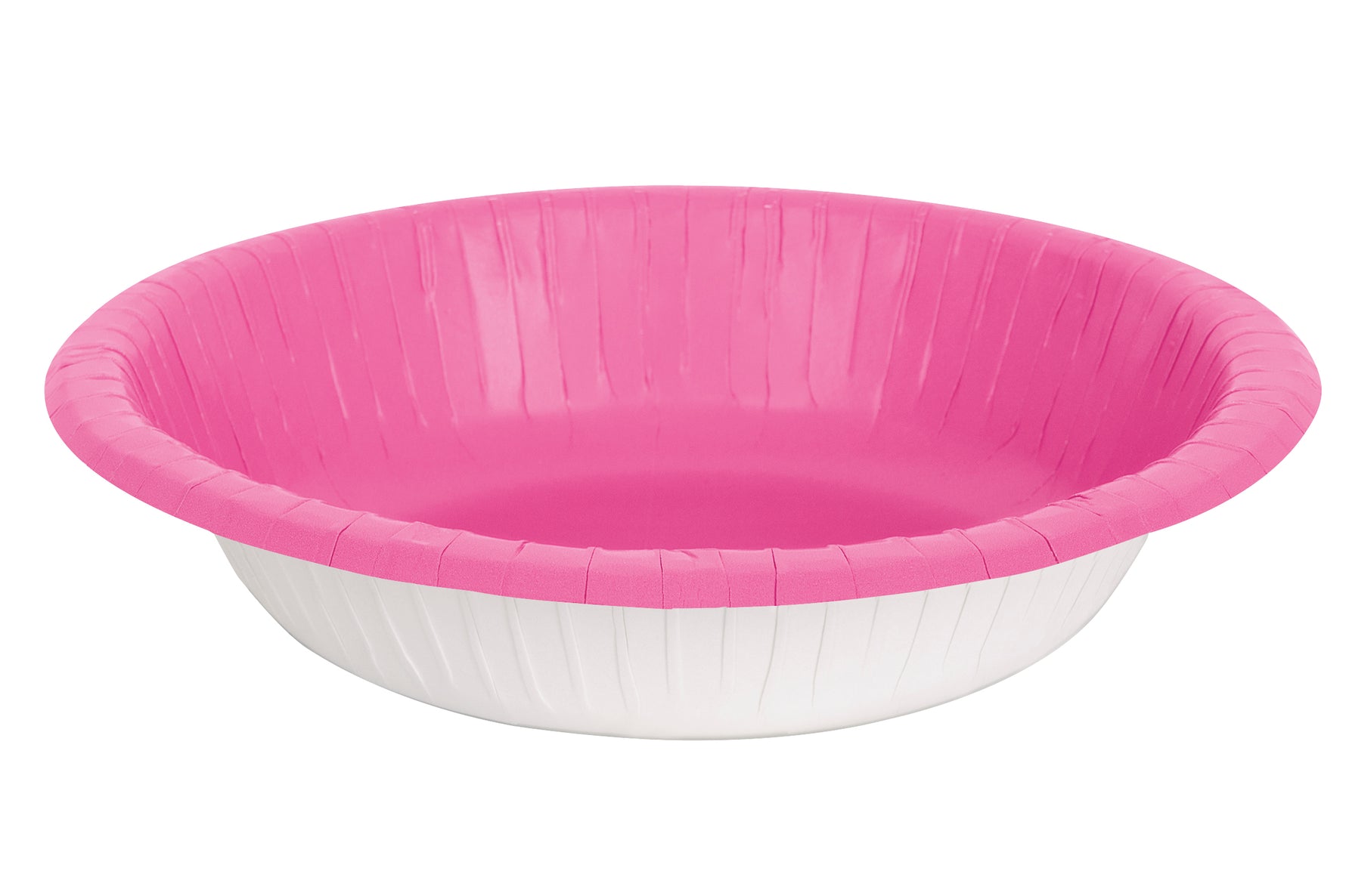 Hot Pink Solid 20oz Paper Bowls, 20ct - Image 2