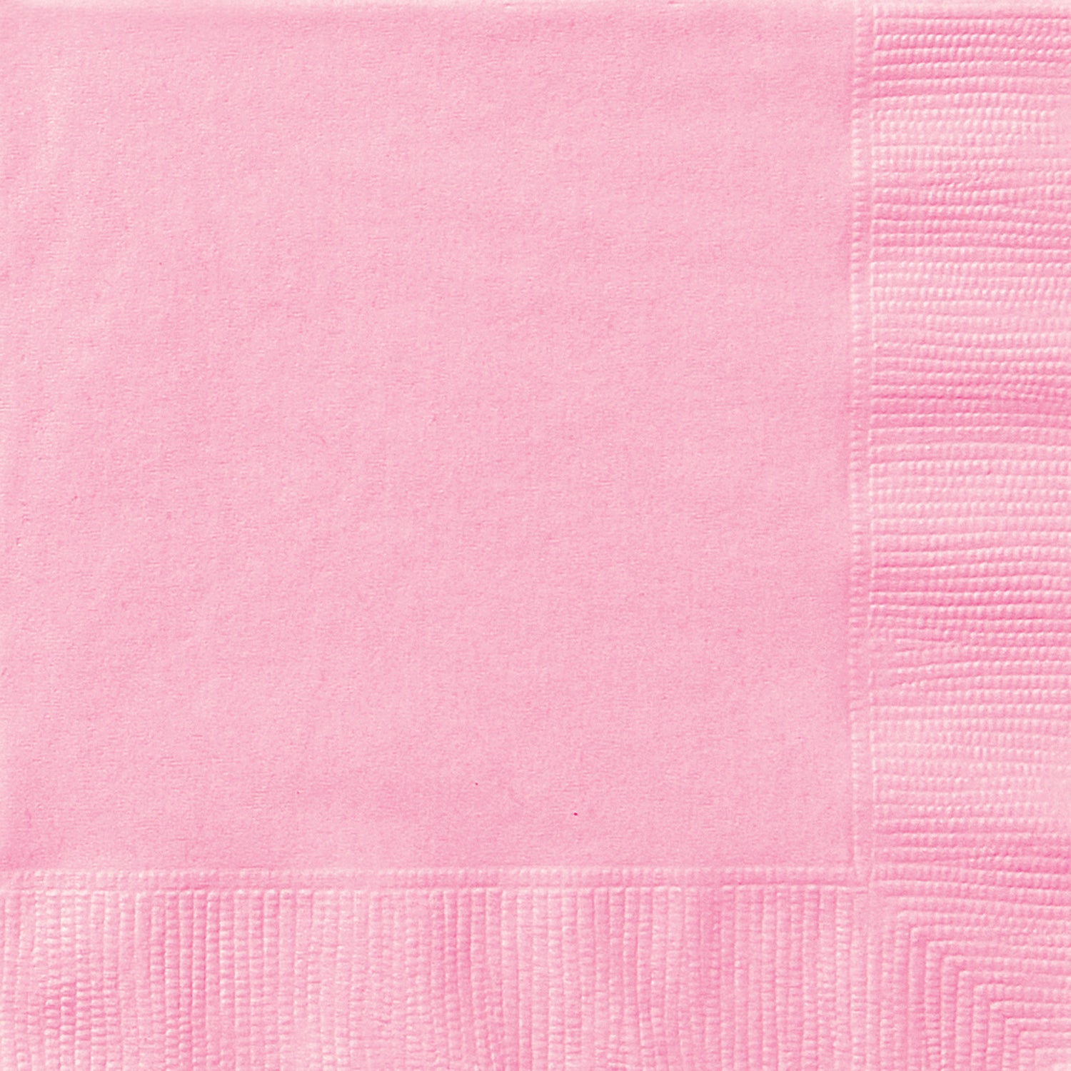 Lovely Pink Solid Beverage Napkins, 40ct