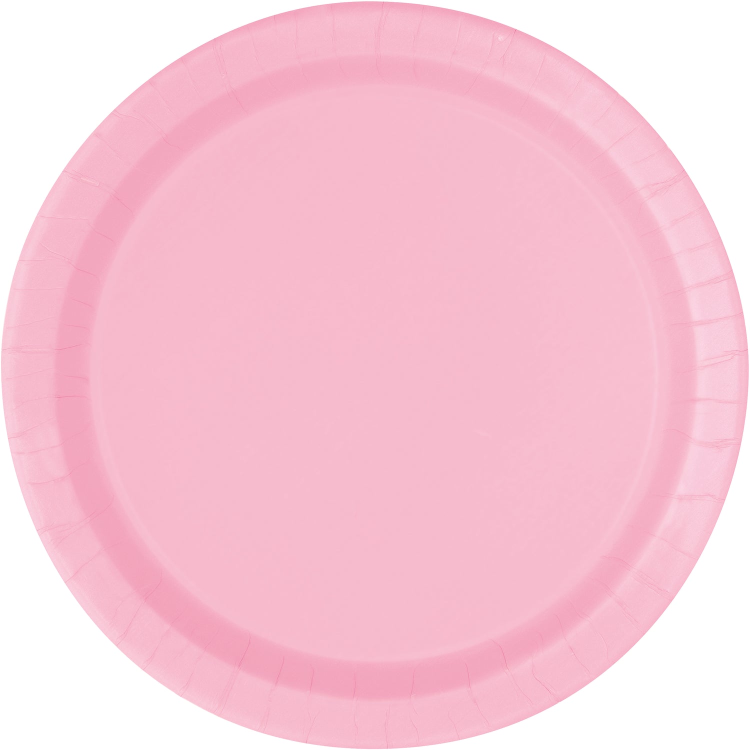 Lovely Pink Solid Round 9" Dinner Plates, 20ct