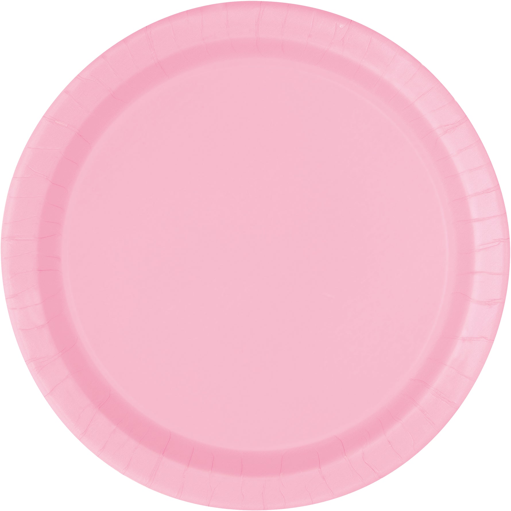 Lovely Pink Solid Round 9" Dinner Plates, 20ct