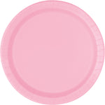 Lovely Pink Solid Round 10" Dinner Plates, 20ct
