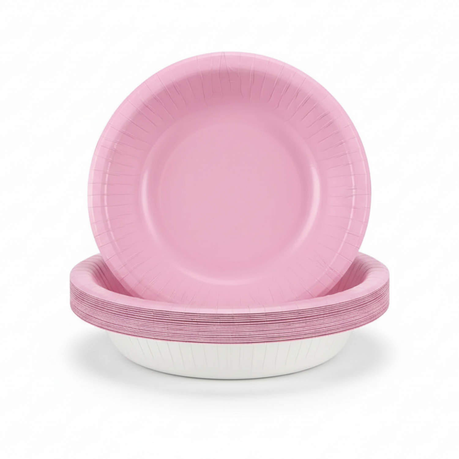 Lovely Pink Solid 20oz Paper Bowls, 20ct