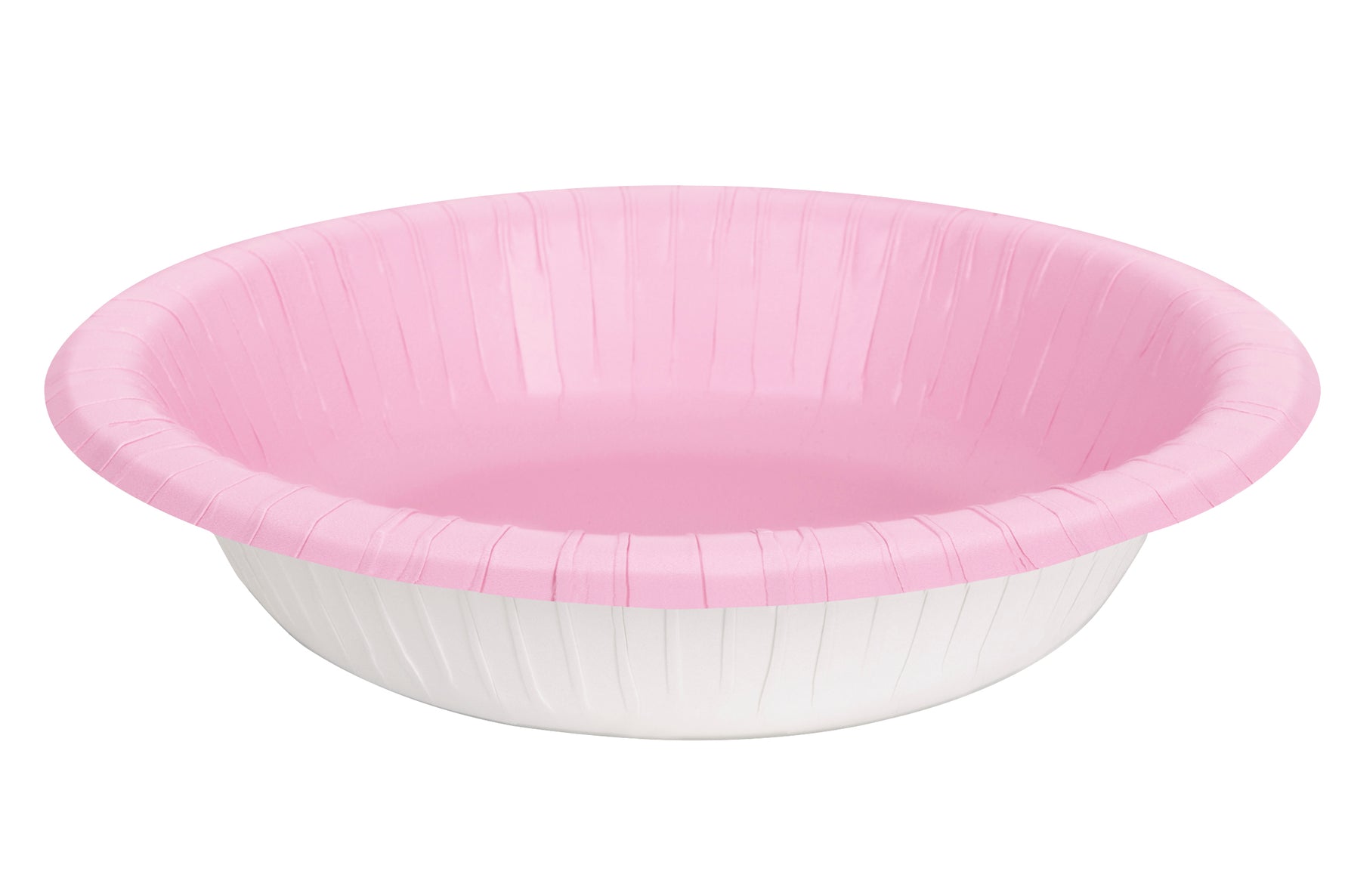 Lovely Pink Solid 20oz Paper Bowls, 20ct - Image 2