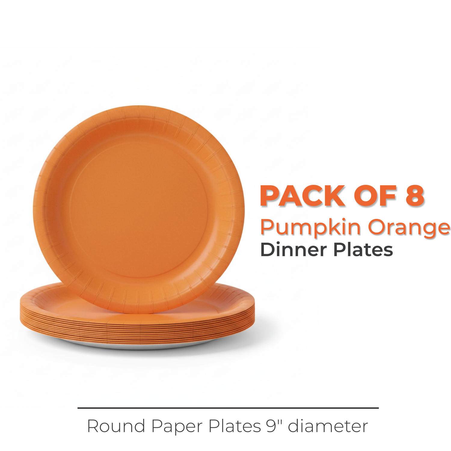 Pumpkin Orange Party Kit for 16 people - Ultimate
