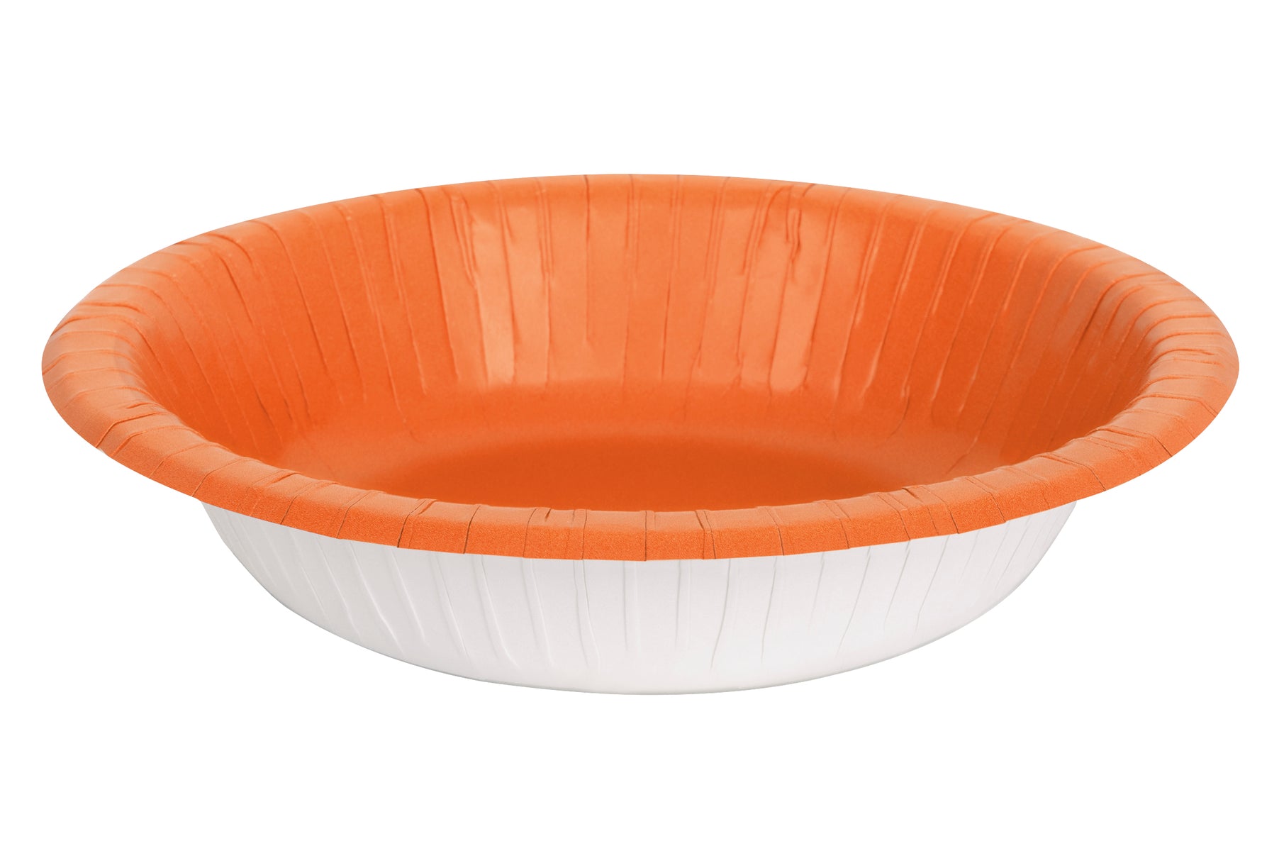 Pumpkin Orange Solid 20oz Paper Bowls, 20ct - Image 2