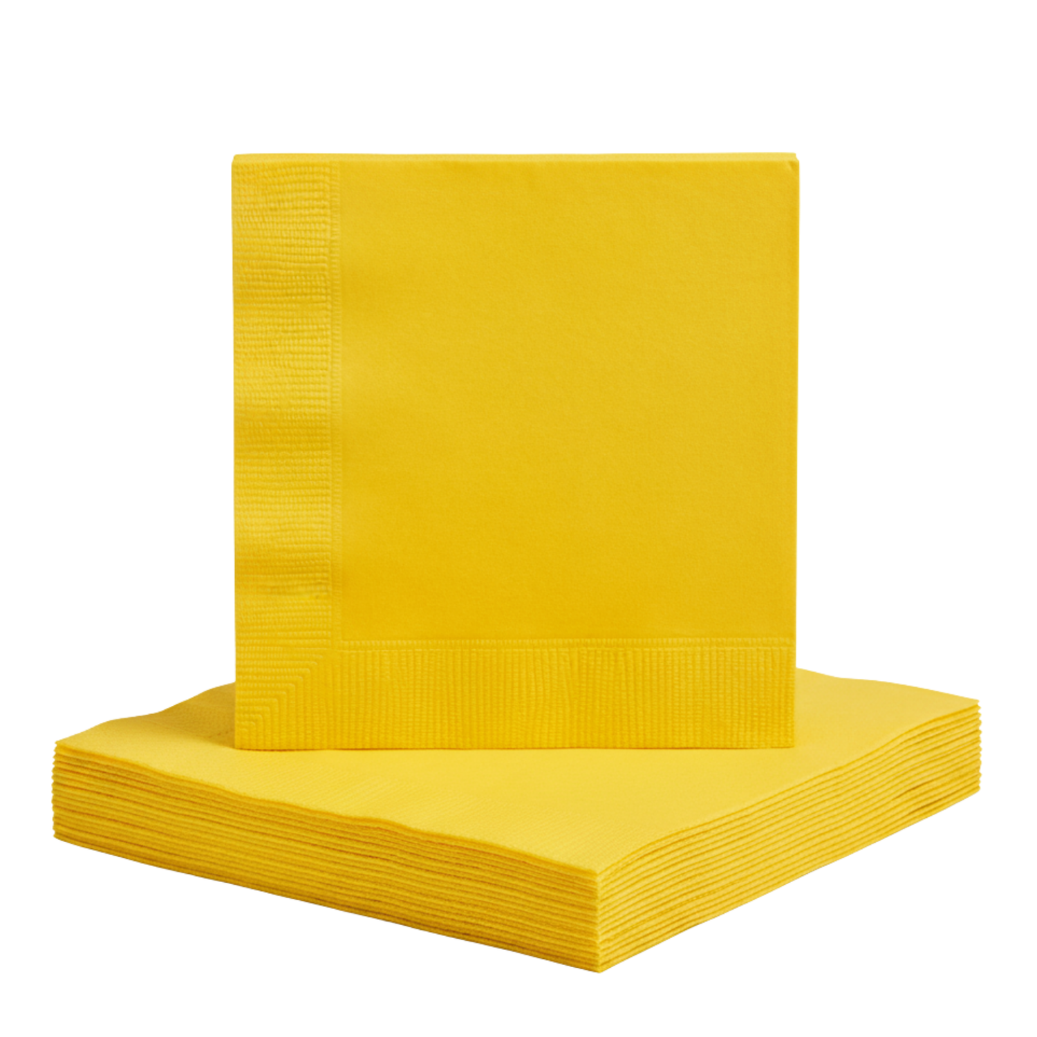 Sunshine Yellow Solid Luncheon Napkins, 40ct