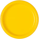 Sunshine Yellow Solid Round 9" Dinner Plates, 20ct