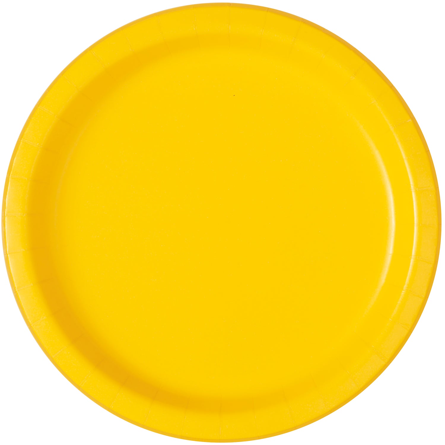Sunshine Yellow Solid Round 9" Dinner Plates, 20ct