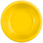 Sunshine Yellow Solid 20oz Paper Bowls, 20ct