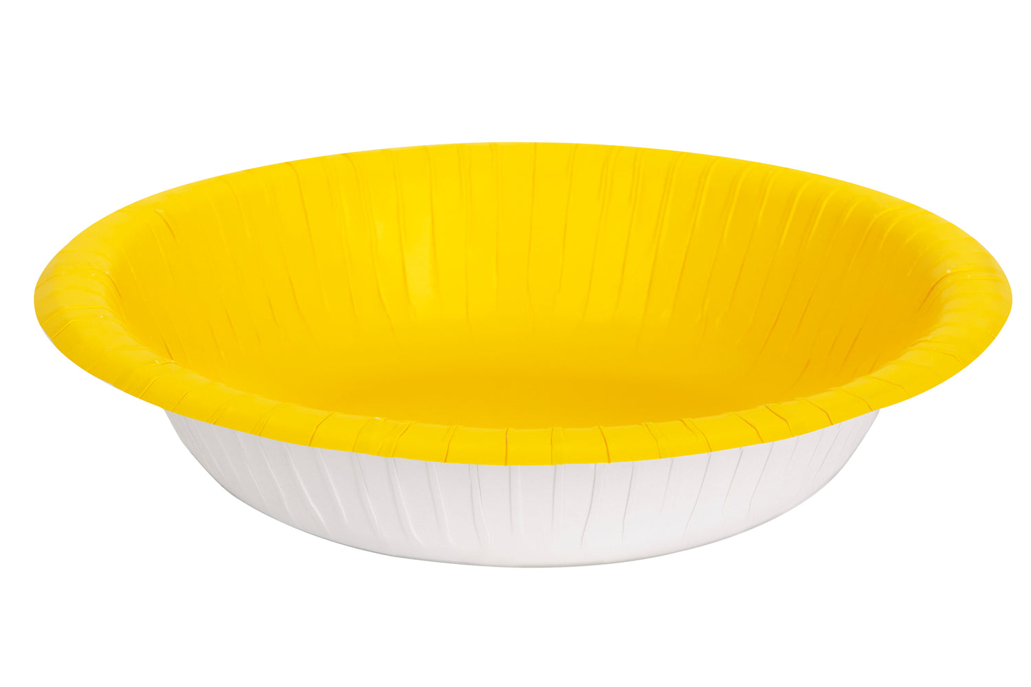 Sunshine Yellow Solid 20oz Paper Bowls, 20ct - Image 2