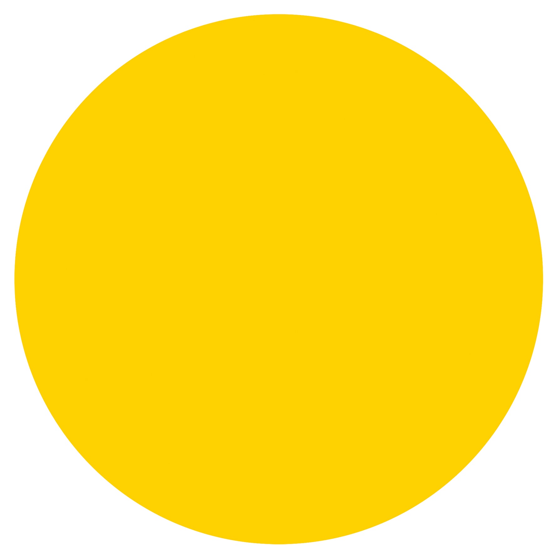 Sunshine Yellow Solid Round Plastic Table Cover, 84" - Image 2