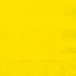 Neon Yellow Solid Luncheon Napkins, 40ct
