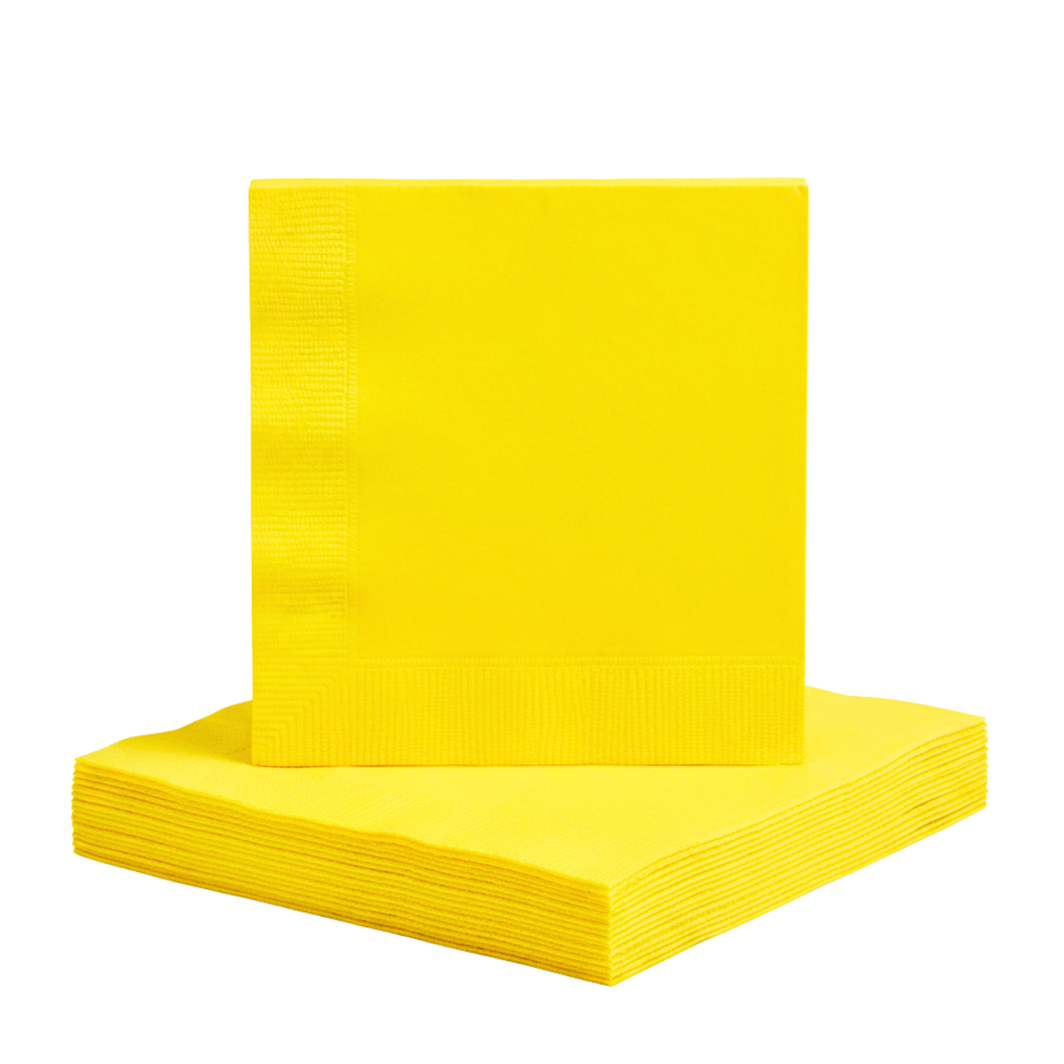 Neon Yellow Solid Luncheon Napkins, 40ct