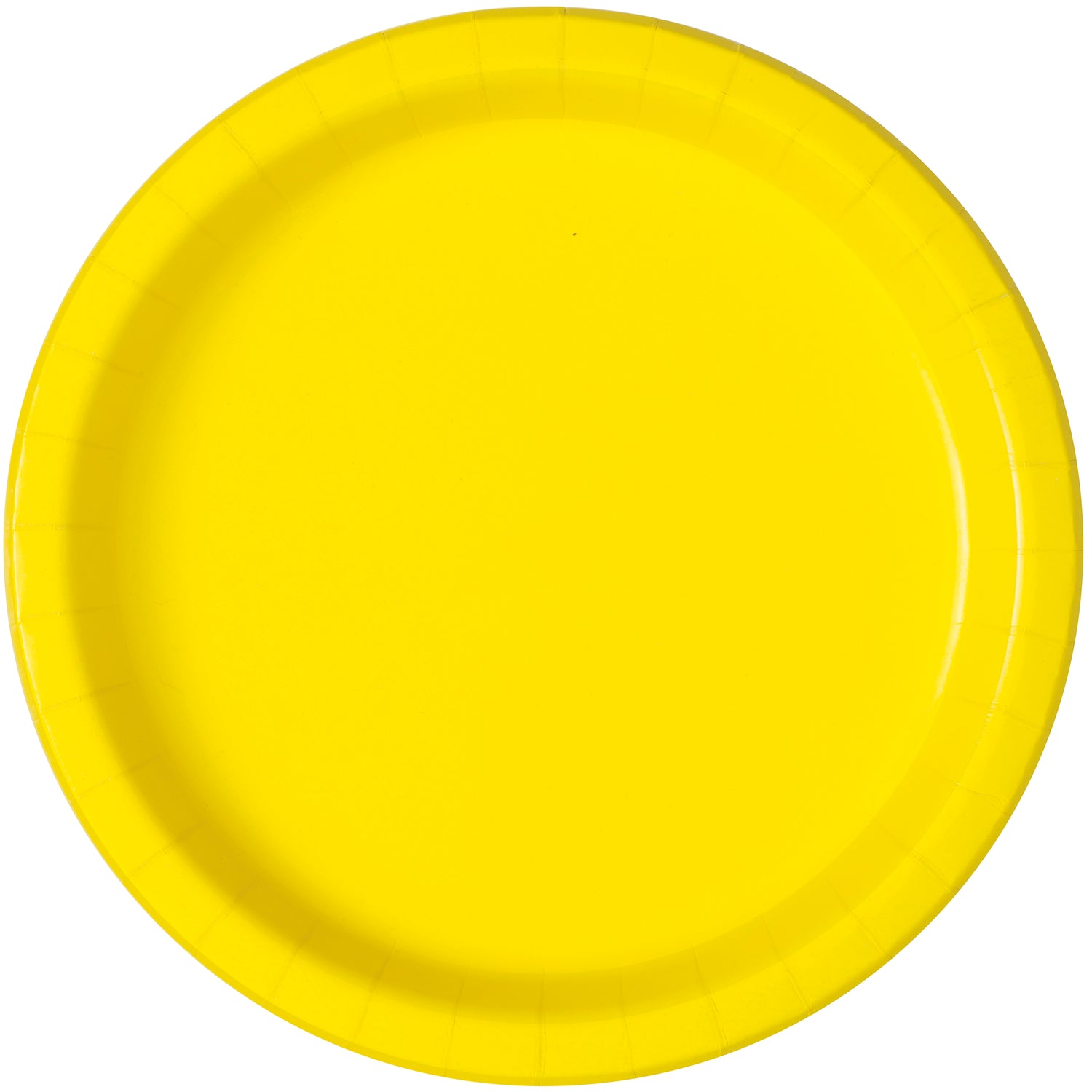 Neon Yellow Solid Round 10" Dinner Plates, 20ct
