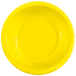 Neon Yellow Solid 20oz Paper Bowls, 20ct