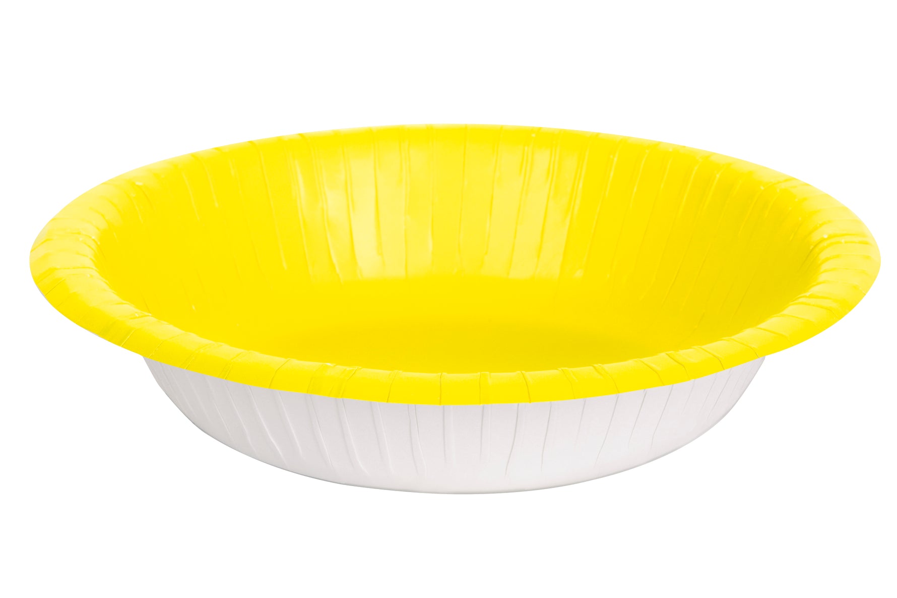 Neon Yellow Solid 20oz Paper Bowls, 20ct - Image 2