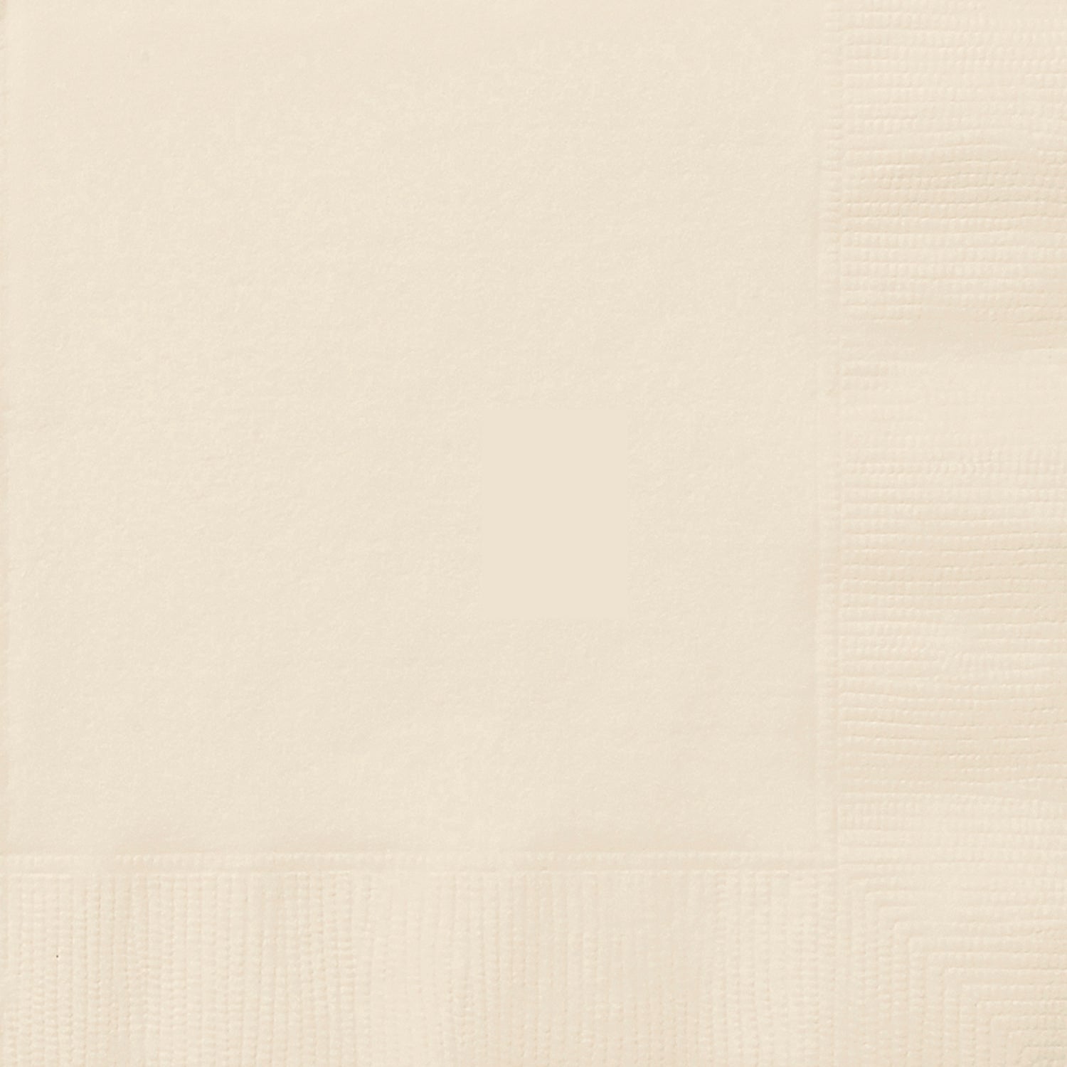 Vanilla Cream Solid Beverage Napkins, 40ct