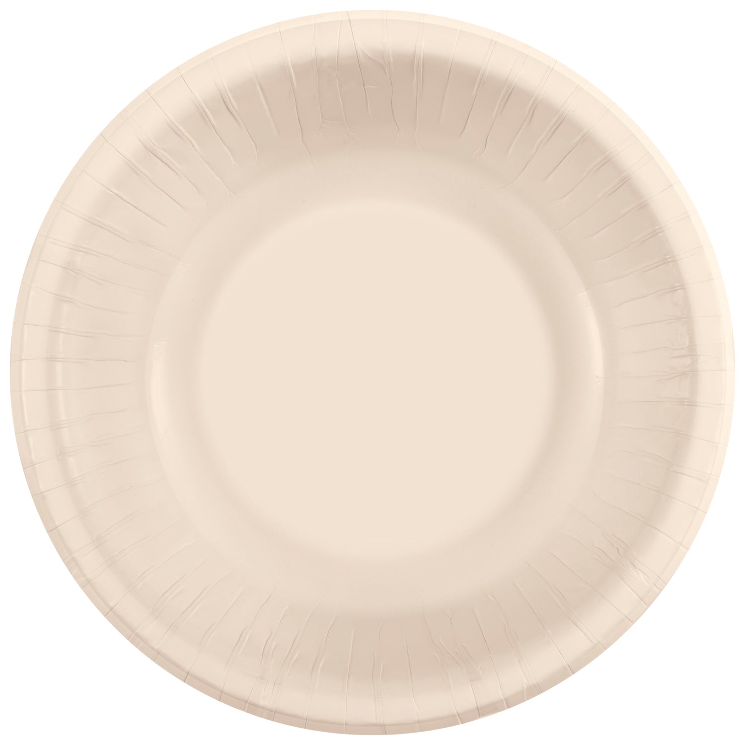 Vanilla Cream Solid 20oz Paper Bowls, 20ct