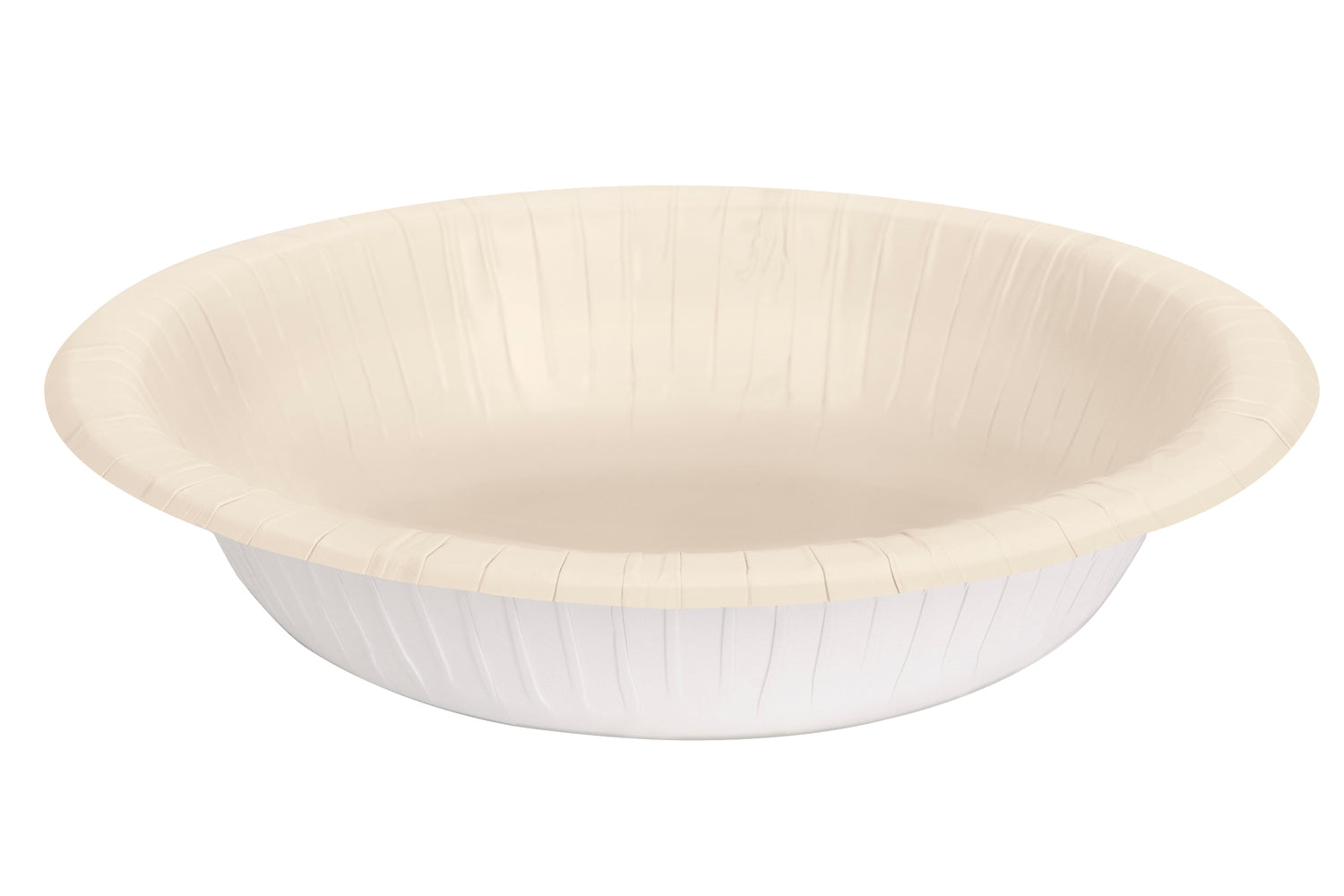 Vanilla Cream Solid 20oz Paper Bowls, 20ct - Image 2