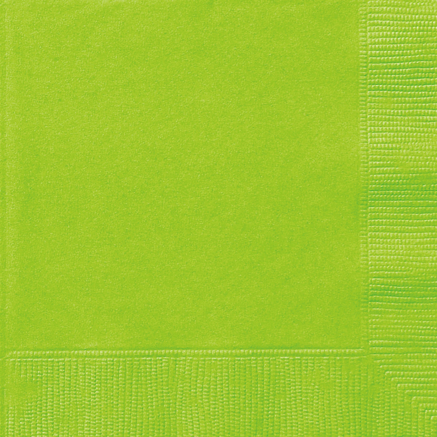 Neon Green Solid Luncheon Napkins, 40ct