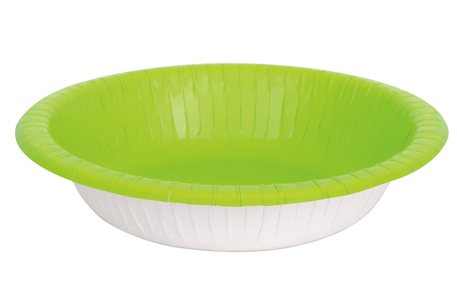 Neon Green Solid 20oz Paper Bowls, 20ct - Image 2